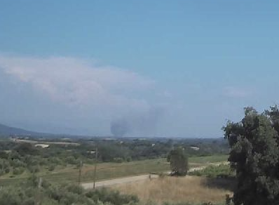 Πυρκαγιά σε δασική έκταση στις Κάτω Βελιτσές Αχαΐας